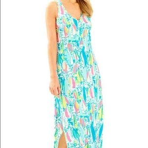 Lilly Pulitzer Kerri Maxi Dress in Beach & Bae